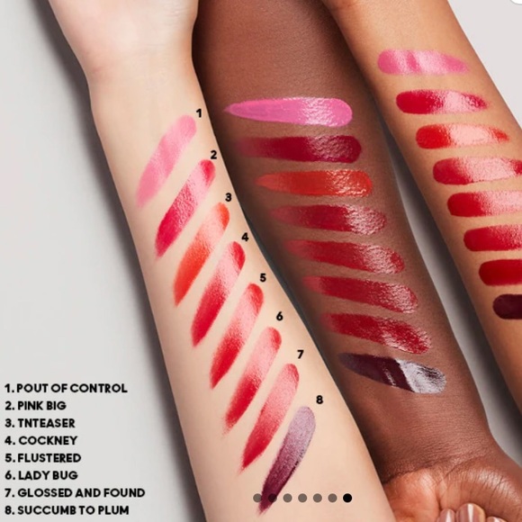 M.A.C. LUSTREGLASS SHEER-SHINE LIPSTICK Sexy Lustre glass lip flustered 557 NWT - Picture 6 of 15